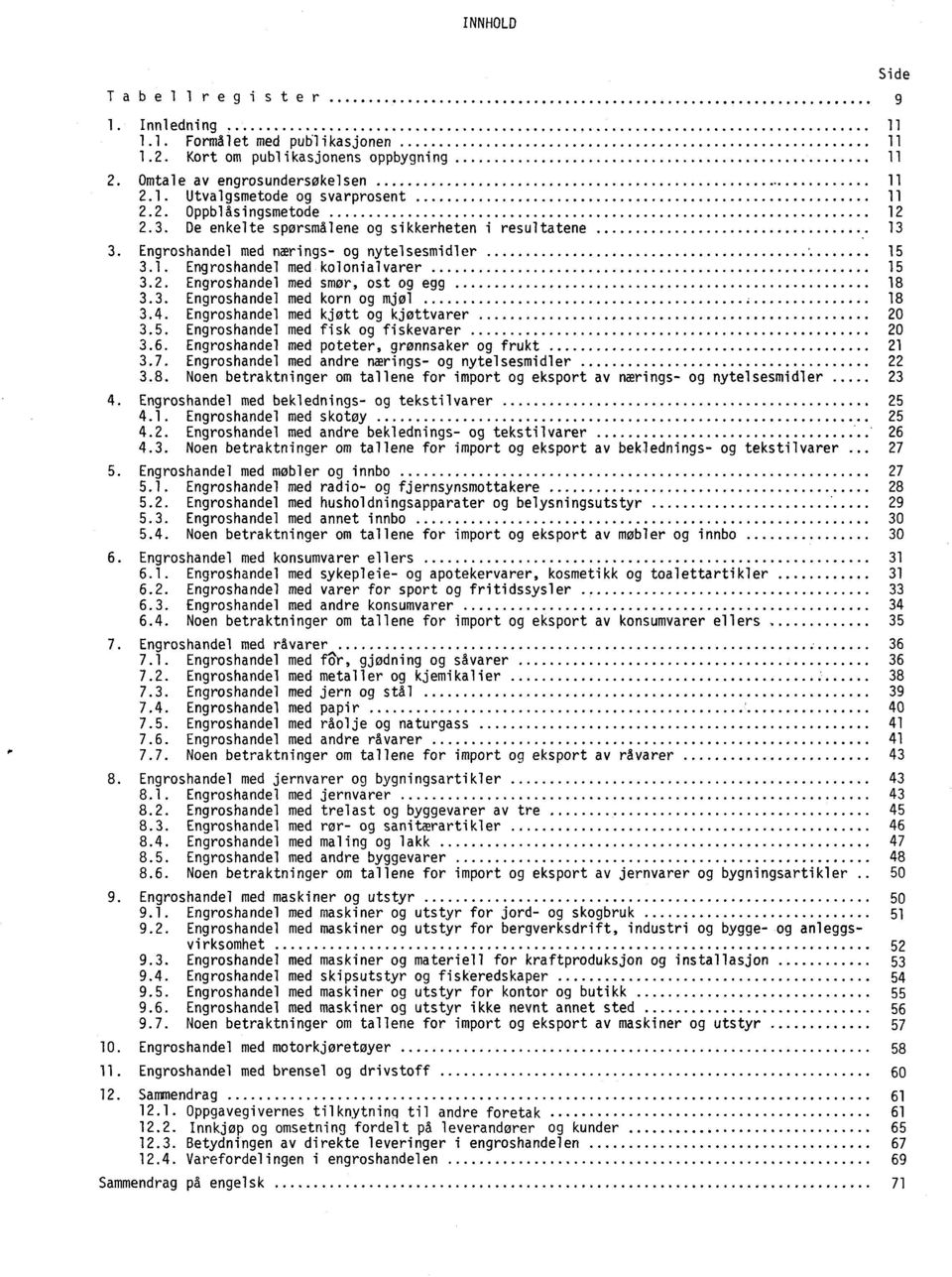 4. Engroshandel med kjøtt og kjøttvarer 20 3.5. Engroshandel med fisk og fiskevarer 20 3.6. Engroshandel med poteter, grønnsaker og frukt 21 3.7.