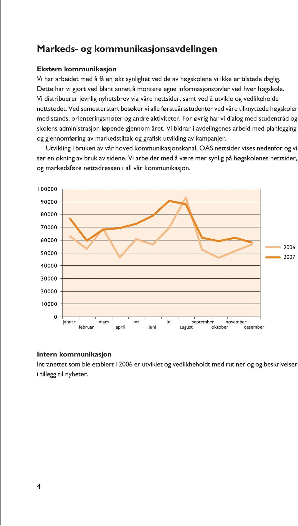 Ved semesterstart besøker vi alle førsteårsstudenter ved våre tilknyttede høgskoler med stands, orienteringsmøter og andre aktiviteter.