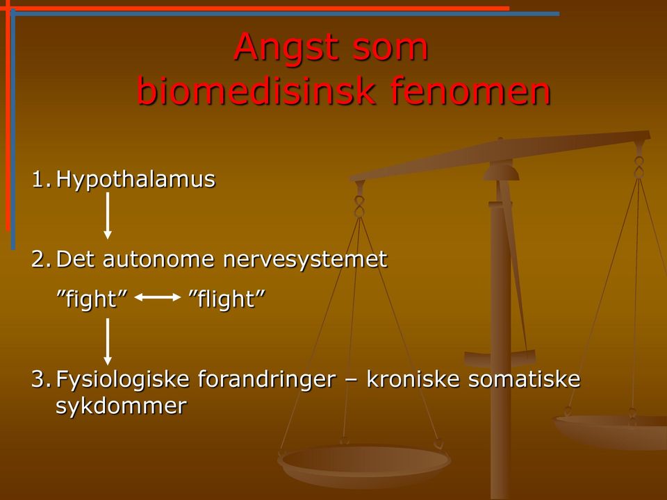 Det autonome nervesystemet fight