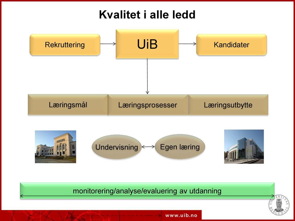 Læringsutbytte Undervisning Egen læring