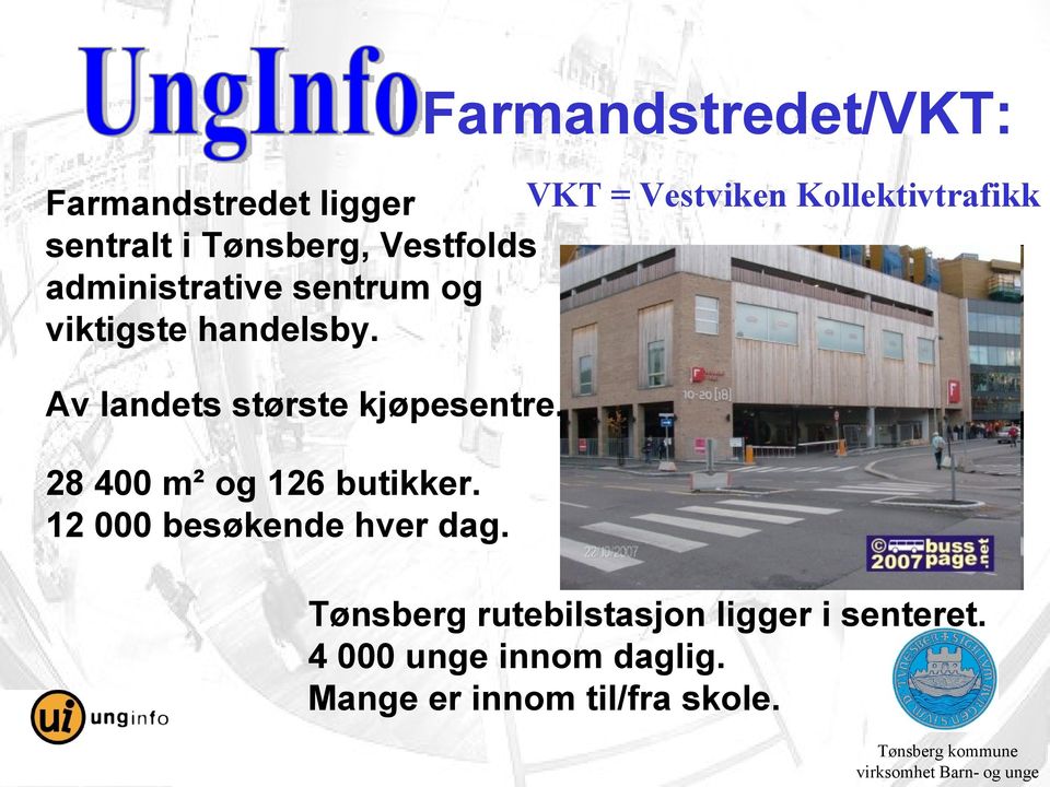 Av landets største kjøpesentre. 28 400 m² og 126 butikker.