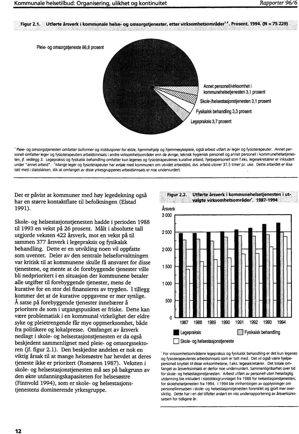 prosent Pleie- og omsorgstjenesten omfatter boformer og institusjoner for eldre, hjemmehjelp og hjemmesykepleie, også arbeid utført av leger og fysioterapeuter.