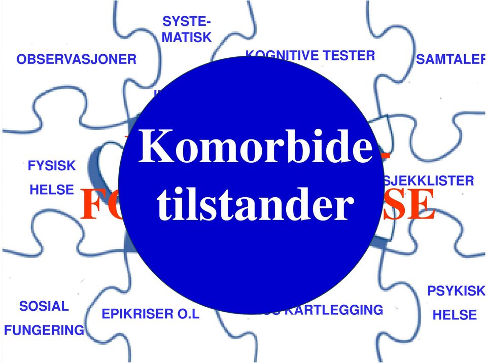 ANAMNESE ANGST tilstander SJEKKLISTER FORSTYRRELSE