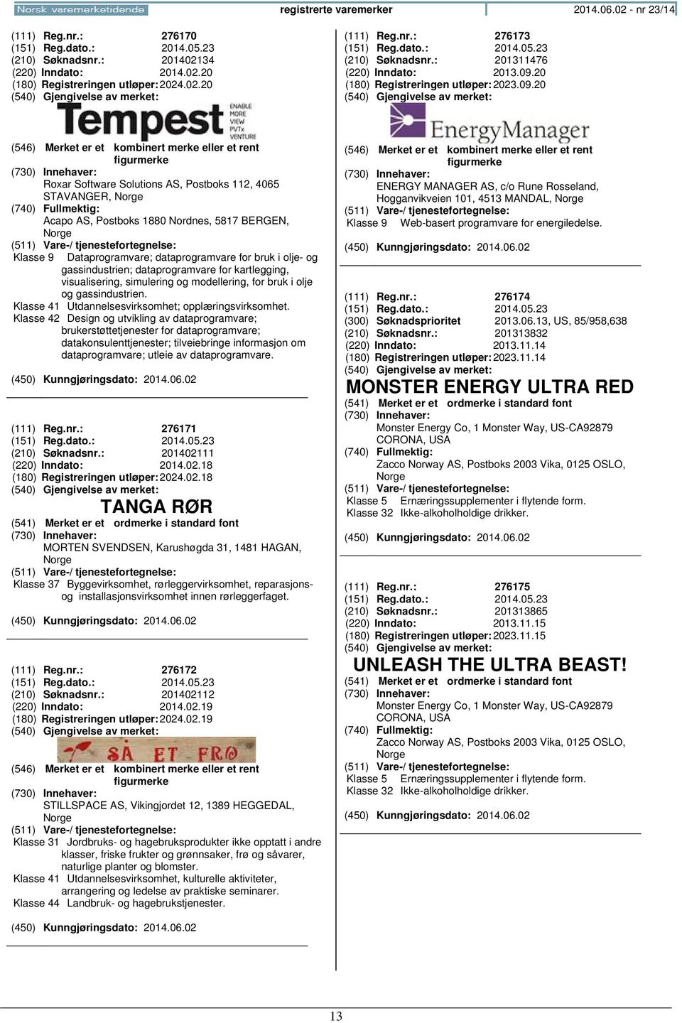 20 (180) Registreringen 2023.09.