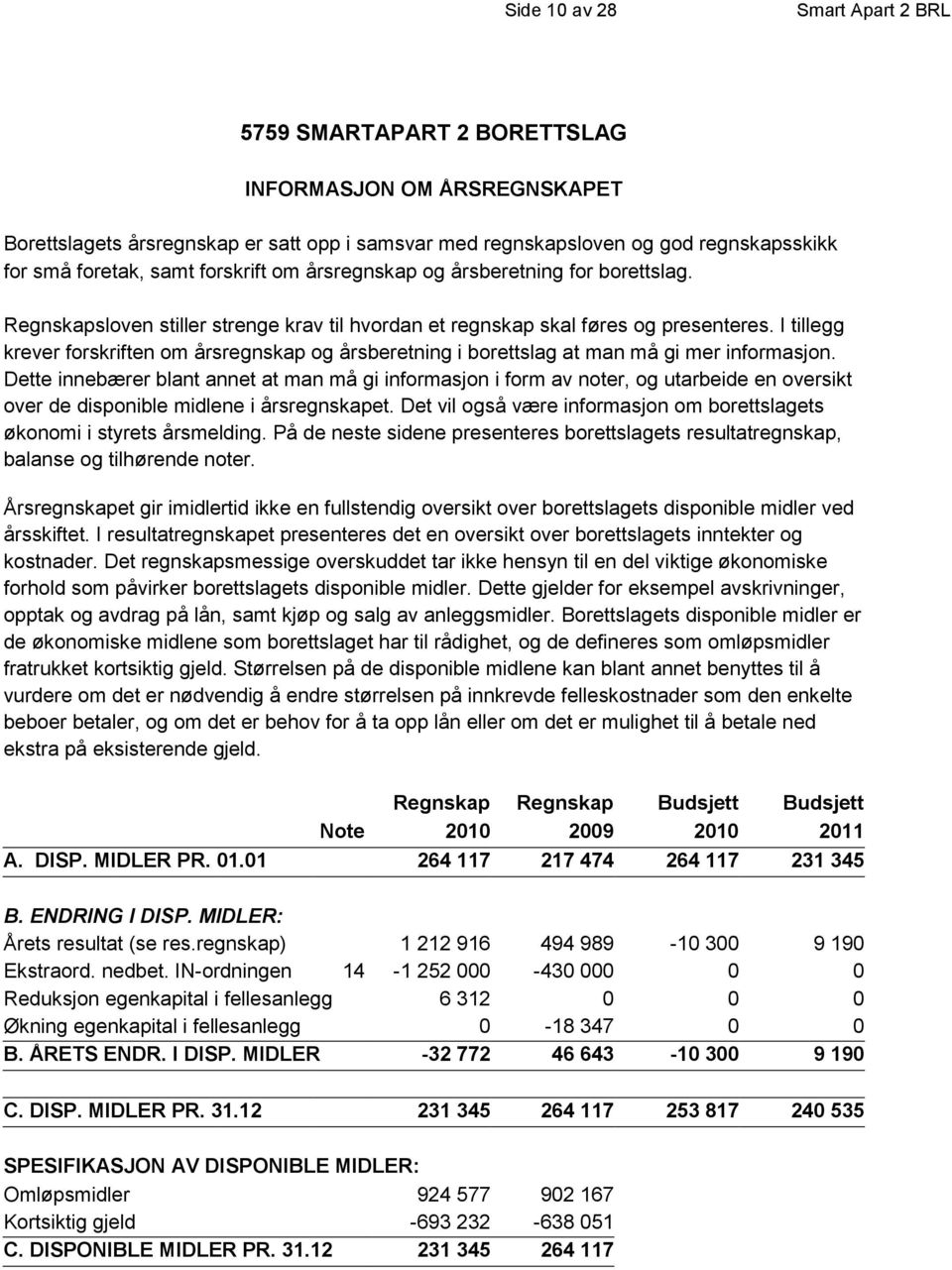 I tillegg krever forskriften om årsregnskap og årsberetning i borettslag at man må gi mer informasjon.