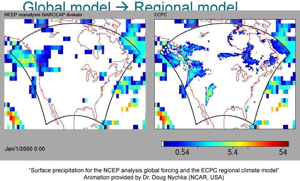 forcing and the ECPC regional climate