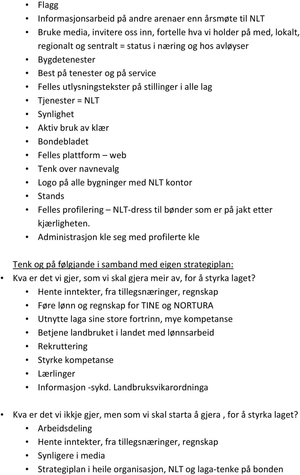 på alle bygninger med NLT kontor Stands Felles profilering NLT-dress til bønder som er på jakt etter kjærligheten.