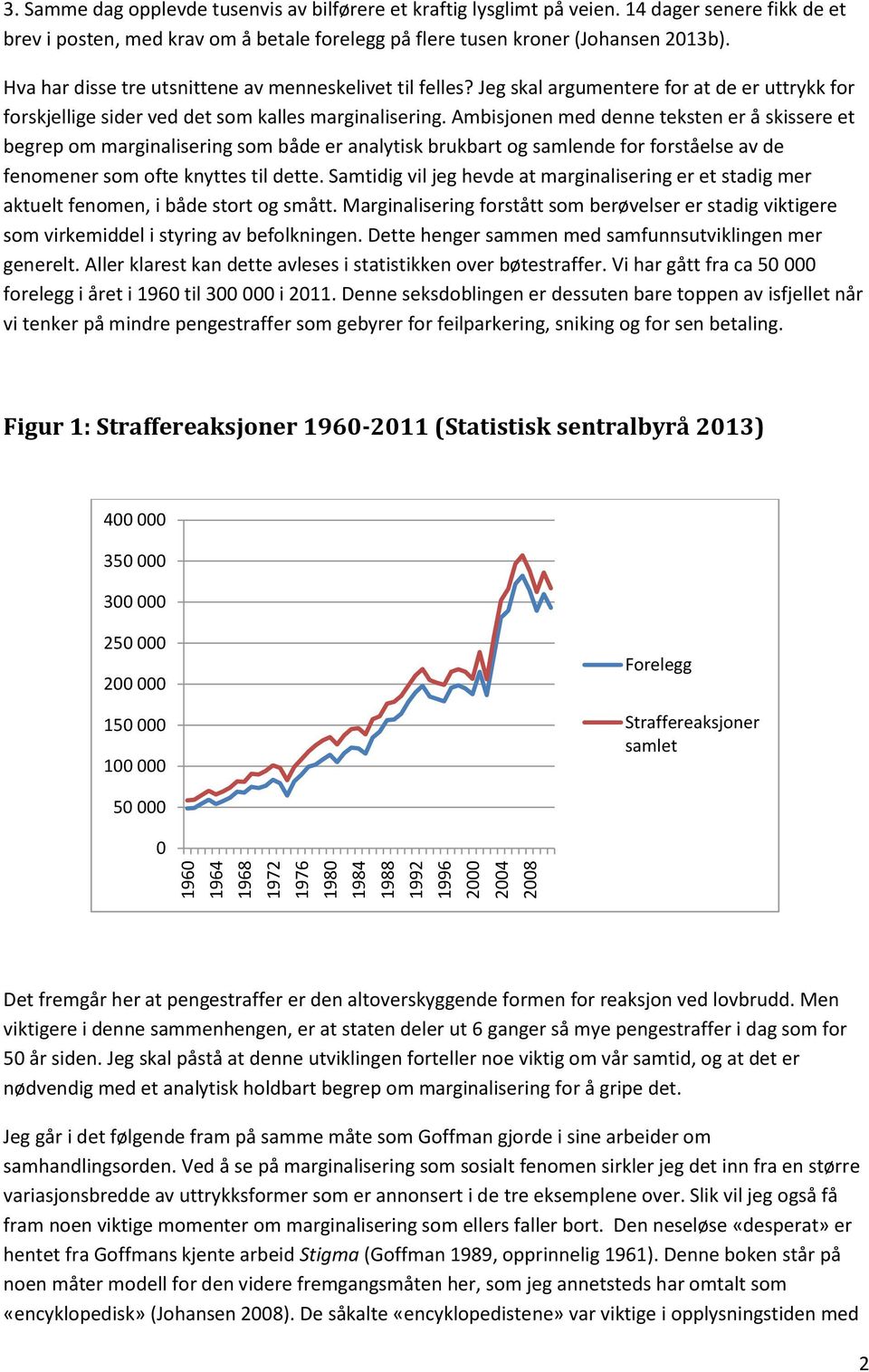 Jeg skal argumentere for at de er uttrykk for forskjellige sider ved det som kalles marginalisering.