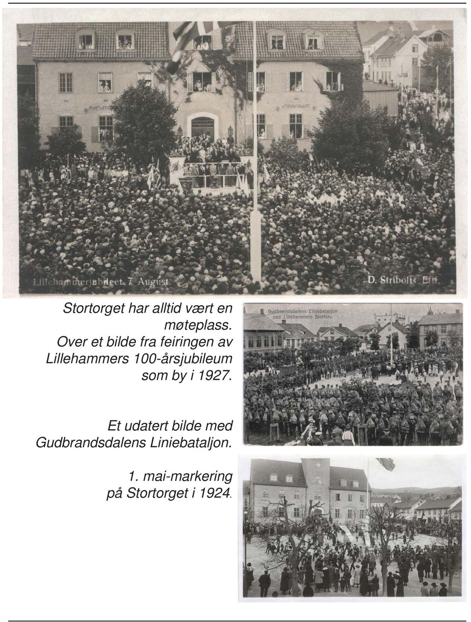 100-årsjubileum som by i 1927.