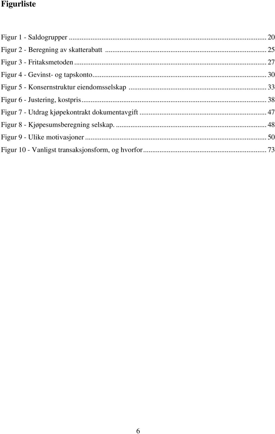 .. 33 Figur 6 - Justering, kostpris... 38 Figur 7 - Utdrag kjøpekontrakt dokumentavgift.