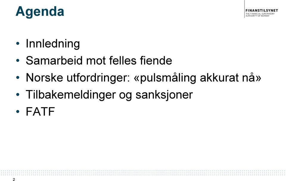 utfordringer: «pulsmåling