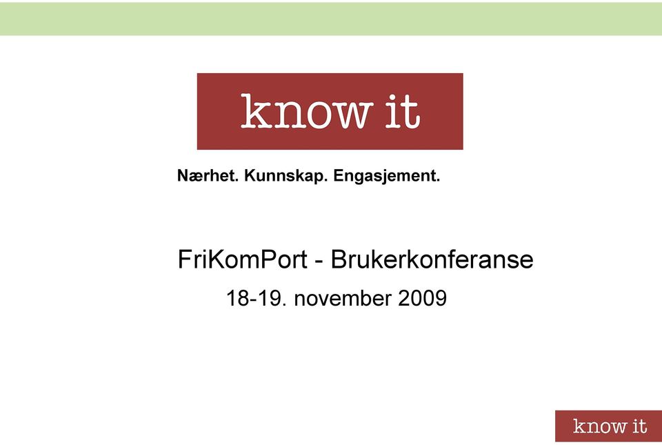 FriKomPort -