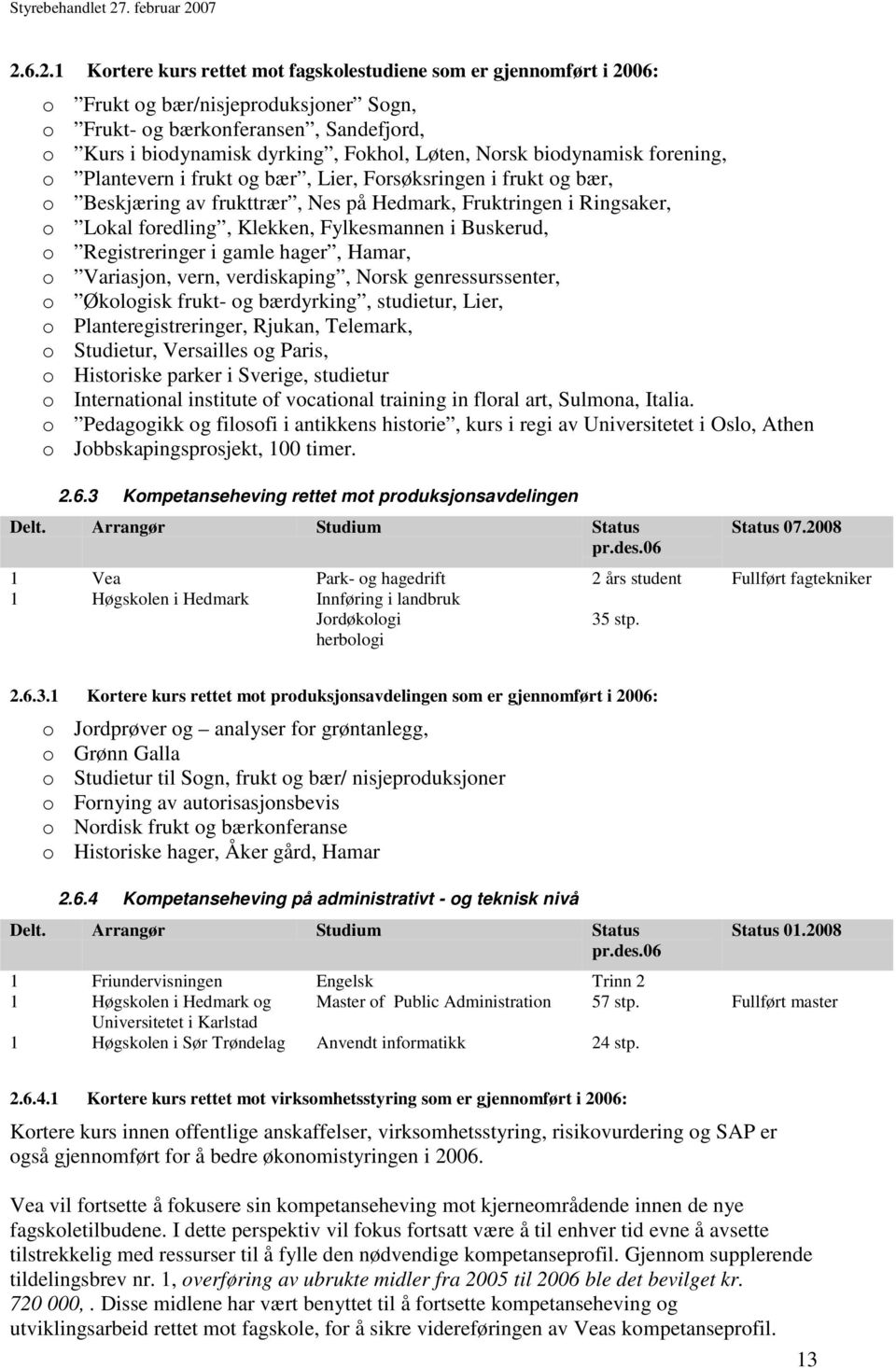 Fylkesmannen i Buskerud, o Registreringer i gamle hager, Hamar, o Variasjon, vern, verdiskaping, Norsk genressurssenter, o Økologisk frukt- og bærdyrking, studietur, Lier, o Planteregistreringer,