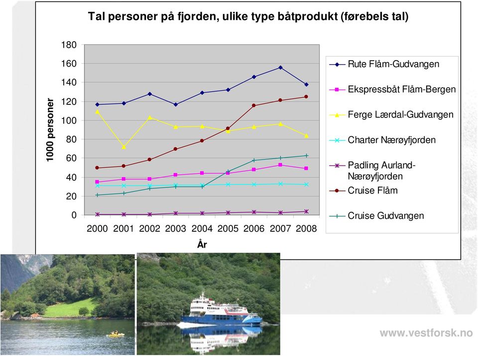 Flåm-Bergen Ferge Lærdal-Gudvangen Charter Nærøyfjorden Padling Aurland-