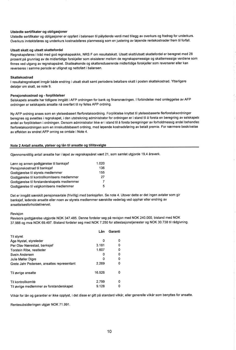 Utsatt skatt og utsatt skattefordel Regnskapsføres i tråd med god regnskapsskikk, NRS F om resultatskatt.