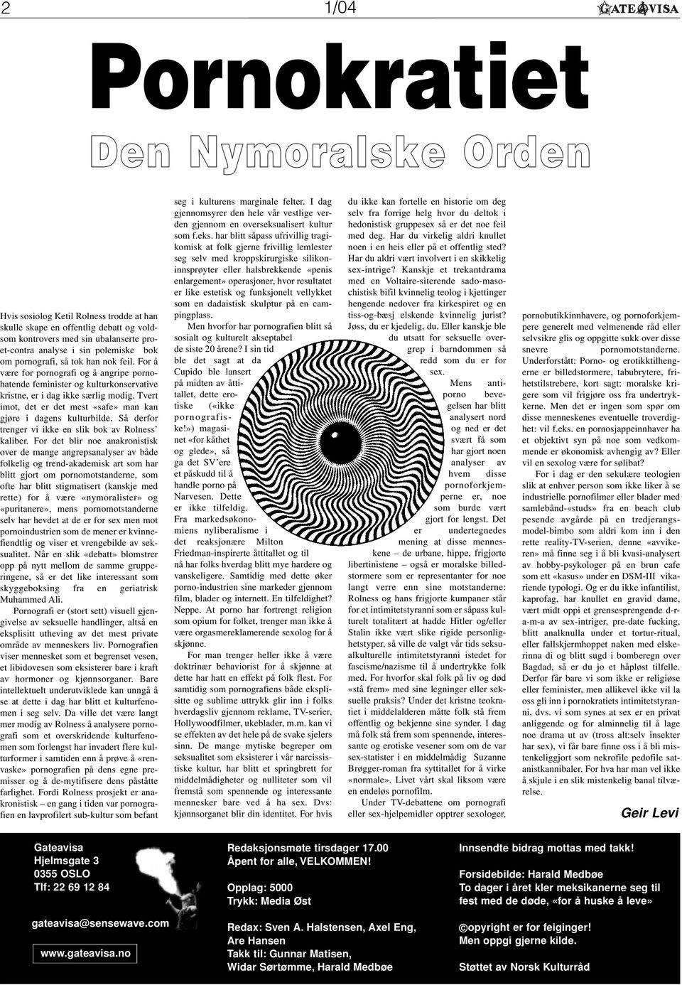 Tvert imot, det er det mest «safe» man kan gjøre i dagens kulturbilde. Så derfor trenger vi ikke en slik bok av Rolness kaliber.