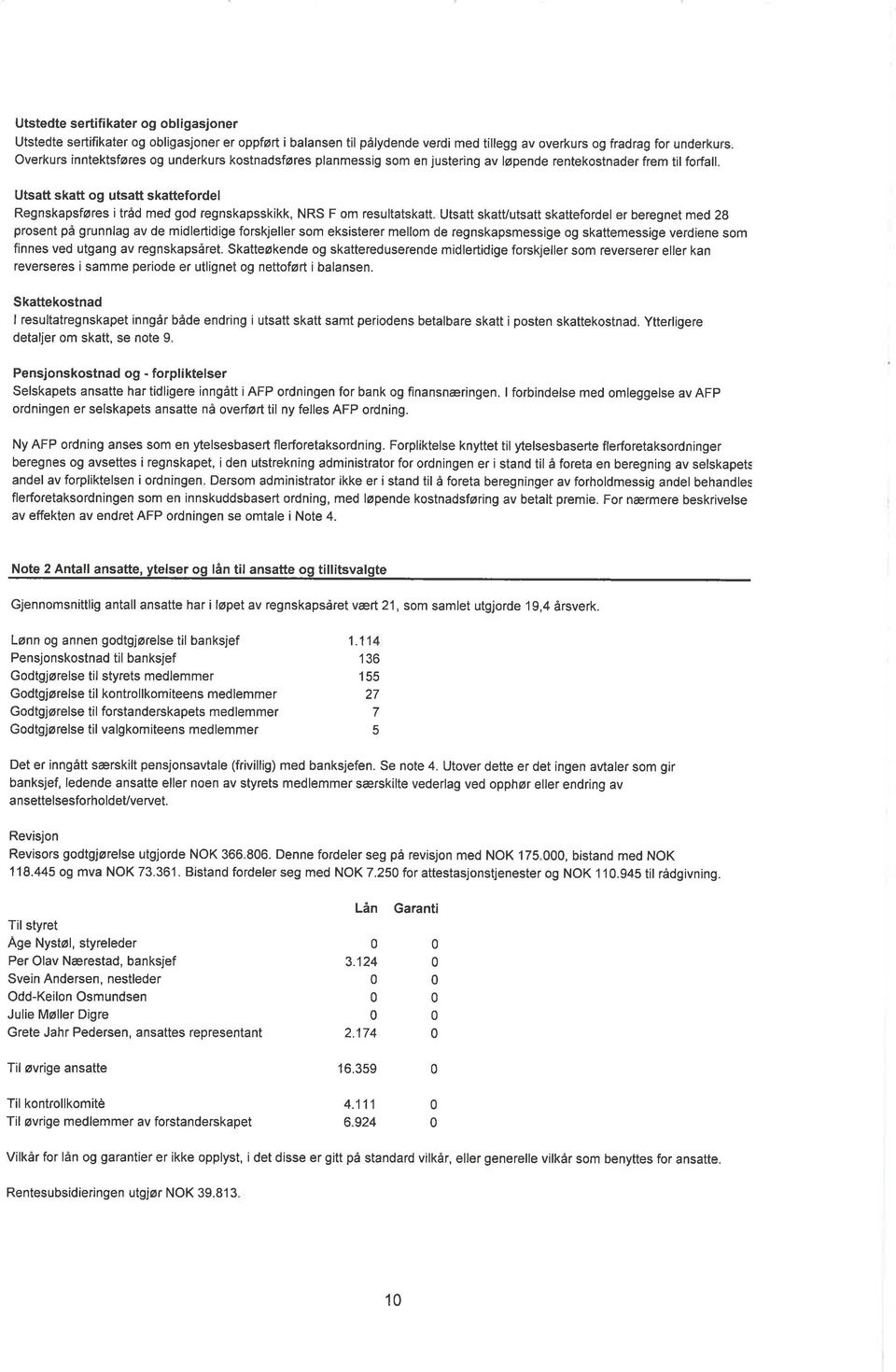 Utsatt skatuutsatt skattefordel er beregnet med 28 prosent på grunnlag av de midlertidige forskjeller som eksisterer mellom de regnskapsmessige og skattemessige verdiene som finnes ved utgang av