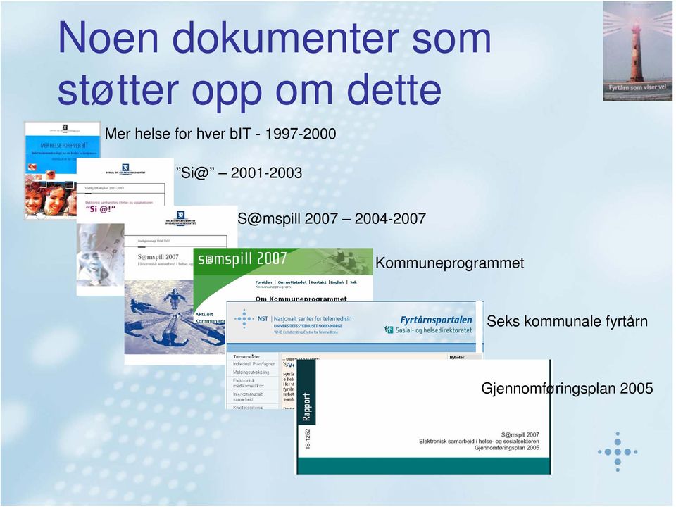 S@mspill 2007 2004-2007 Kommuneprogrammet