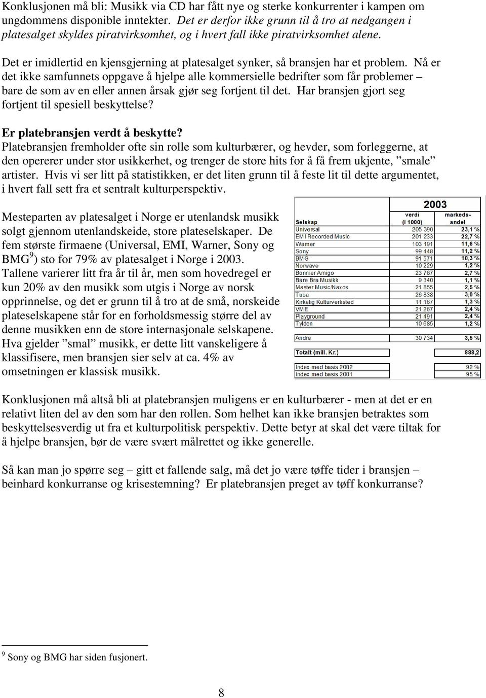 Det er imidlertid en kjensgjerning at platesalget synker, så bransjen har et problem.