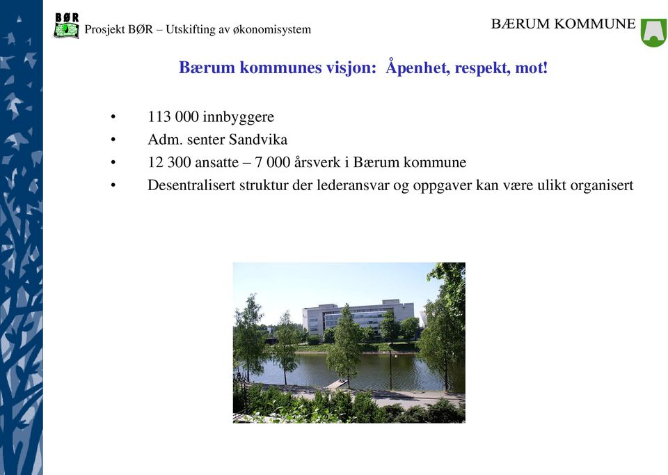 senter Sandvika 12 300 ansatte 7 000 årsverk i