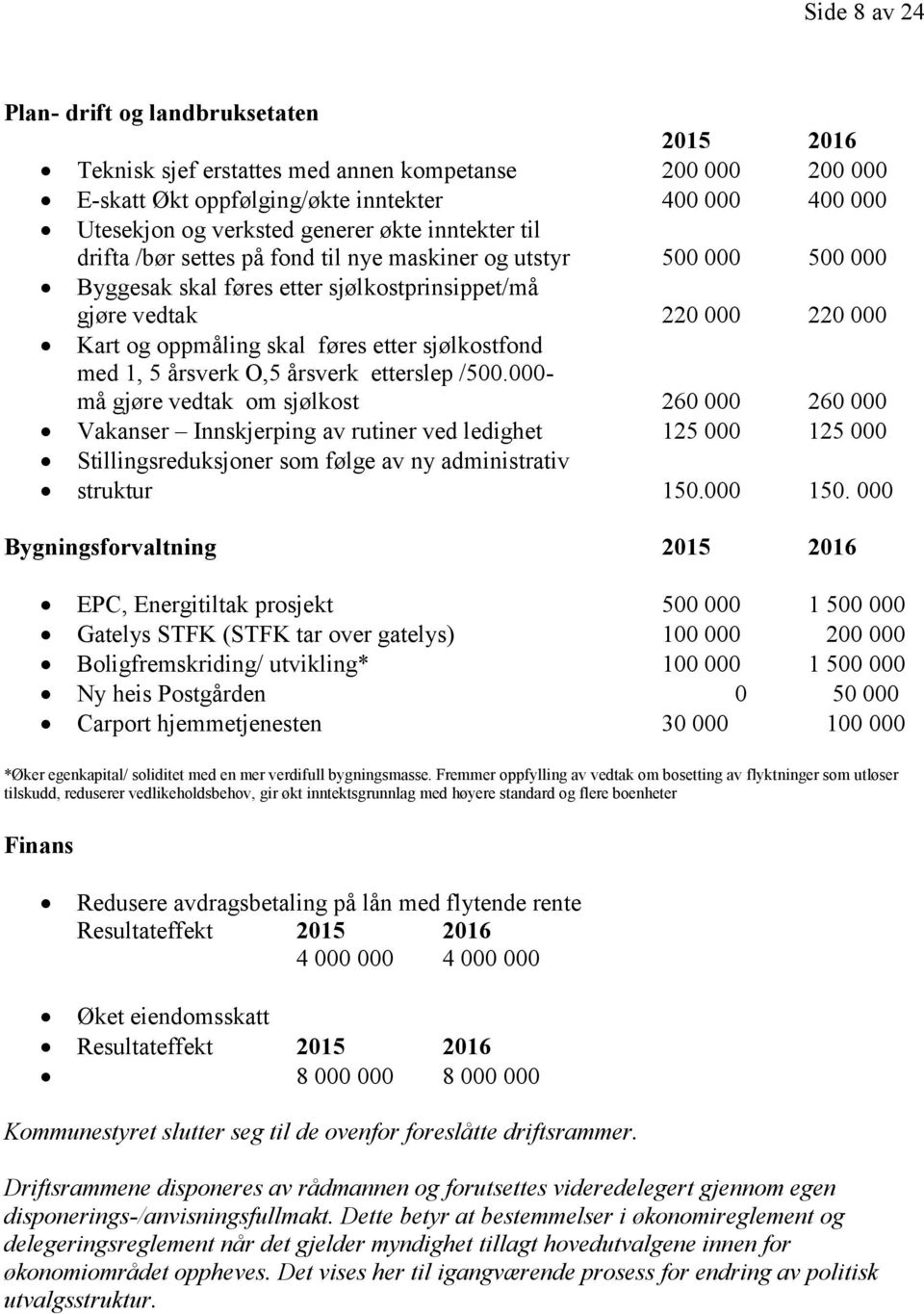 etter sjølkostfond med 1, 5 årsverk O,5 årsverk etterslep /500.