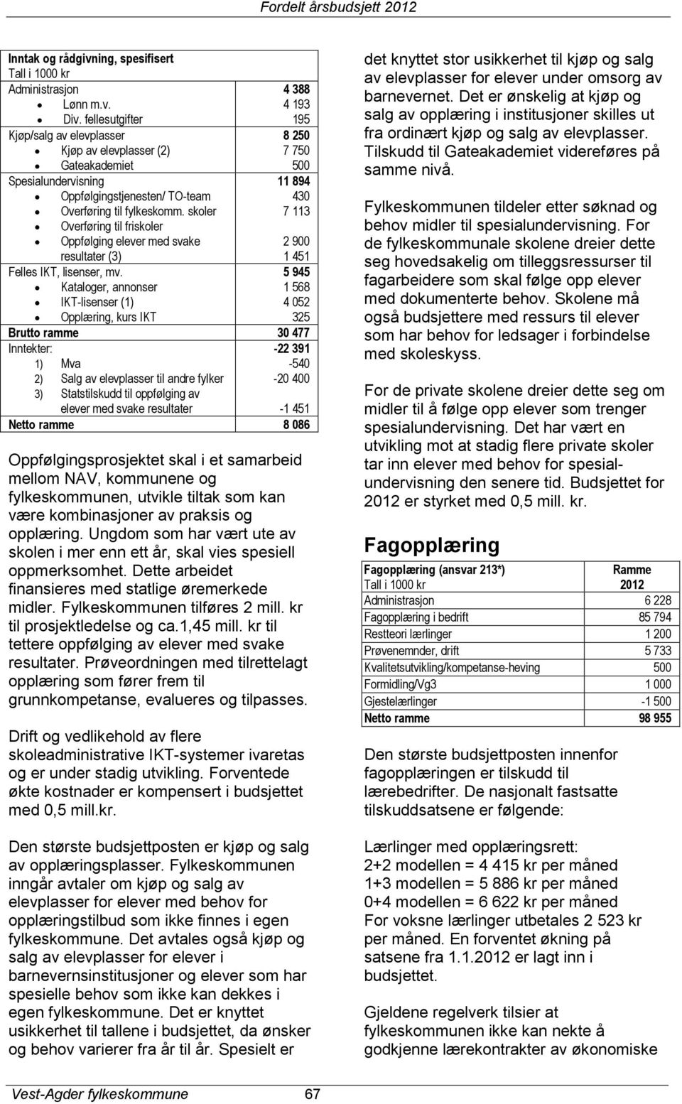 skoler Overføring til friskoler Oppfølging elever med svake resultater (3) Felles IKT, lisenser, mv.