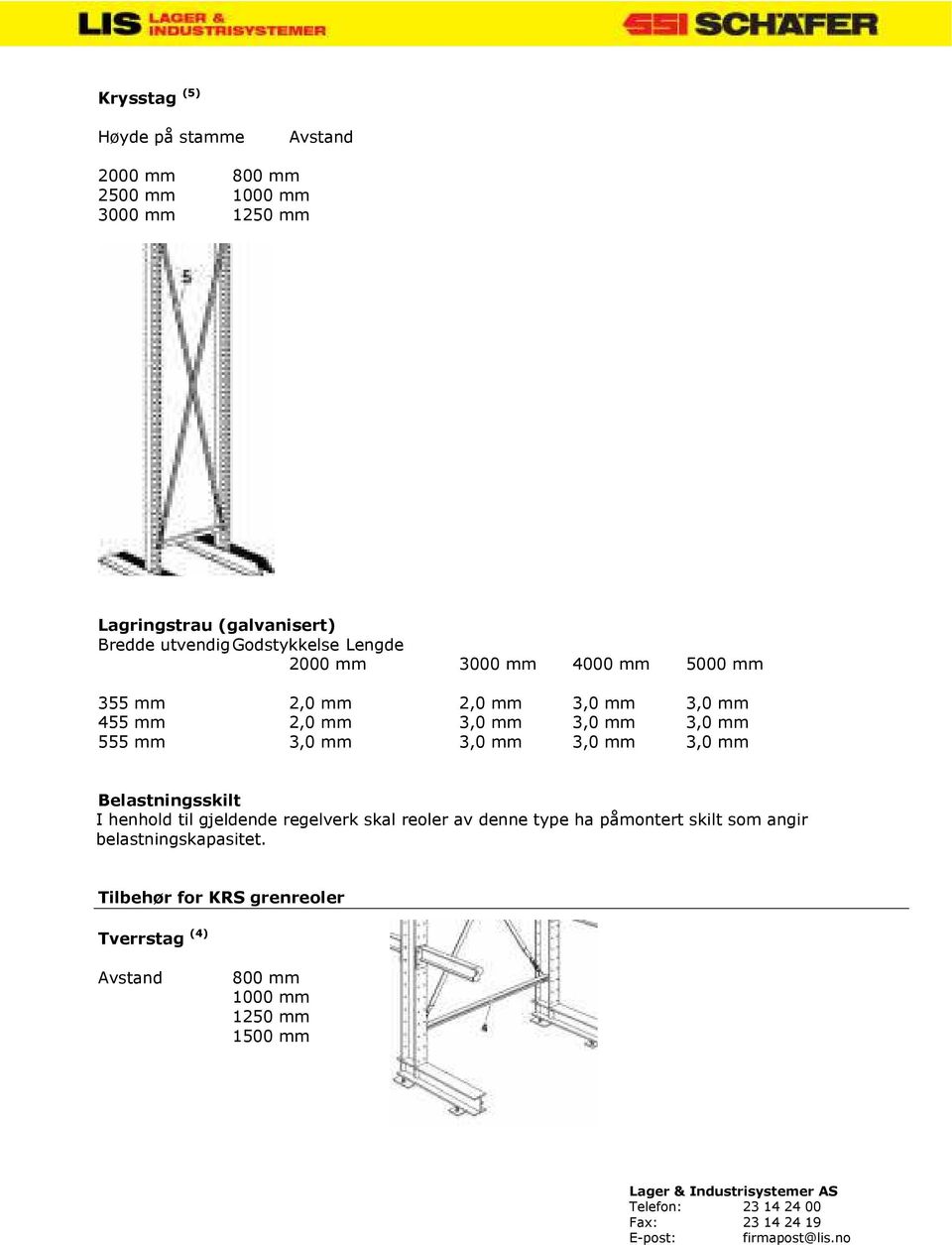 mm 3,0 mm 555 mm 3,0 mm 3,0 mm 3,0 mm 3,0 mm Belastningsskilt I henhold til gjeldende regelverk skal reoler av denne type