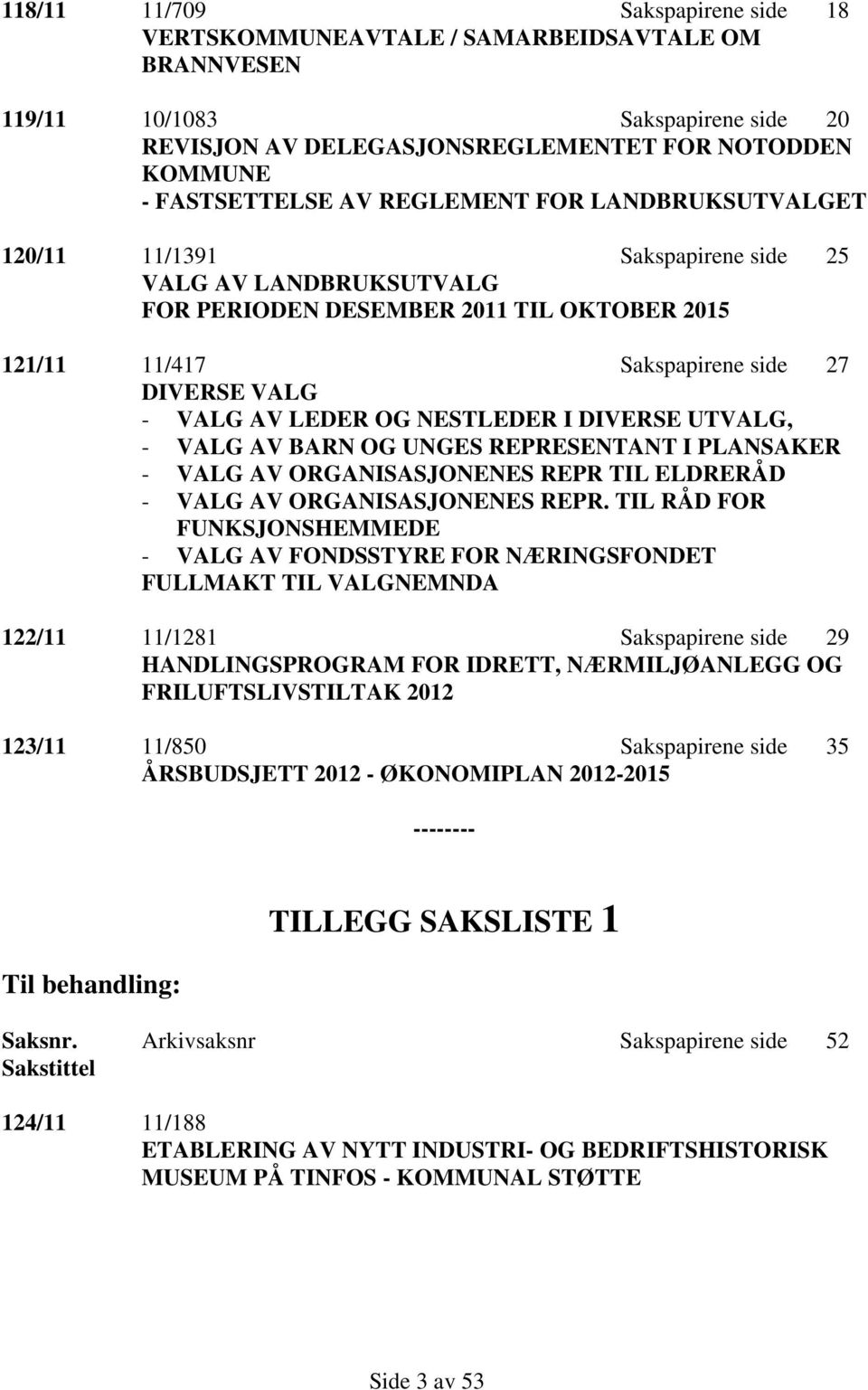 OG NESTLEDER I DIVERSE UTVALG, - VALG AV BARN OG UNGES REPRESENTANT I PLANSAKER - VALG AV ORGANISASJONENES REPR TIL ELDRERÅD - VALG AV ORGANISASJONENES REPR.