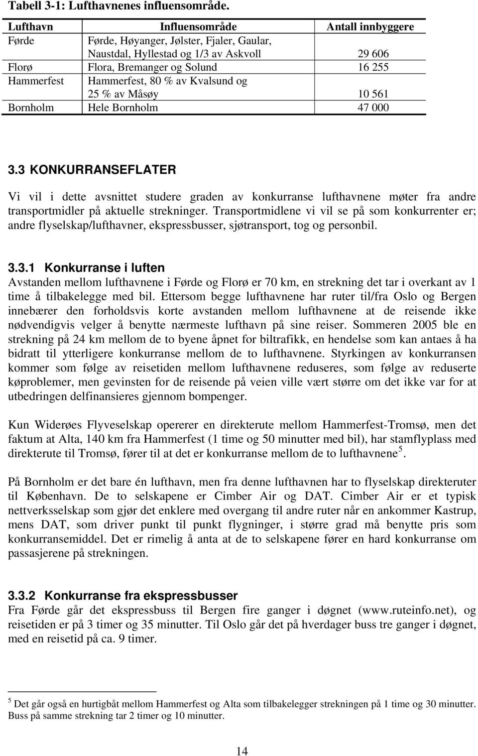 80 % av Kvalsund og 25 % av Måsøy 10 561 Bornholm Hele Bornholm 47 000 3.