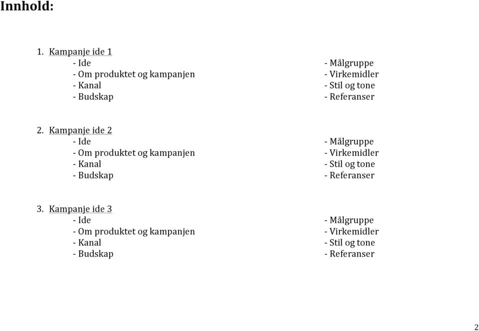 Stil og tone - Referanser 2.