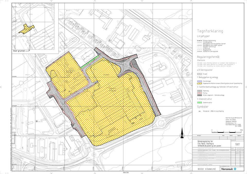 Områder uten markering har annen eierform (privat). PLAN NR. DATO 4.12.2013 SAKSBEHANDLING IFLG.