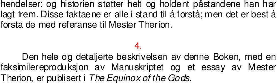 til Mester Therion. 4.