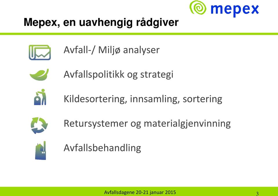 Kildesortering, innsamling, sortering Retursystemer