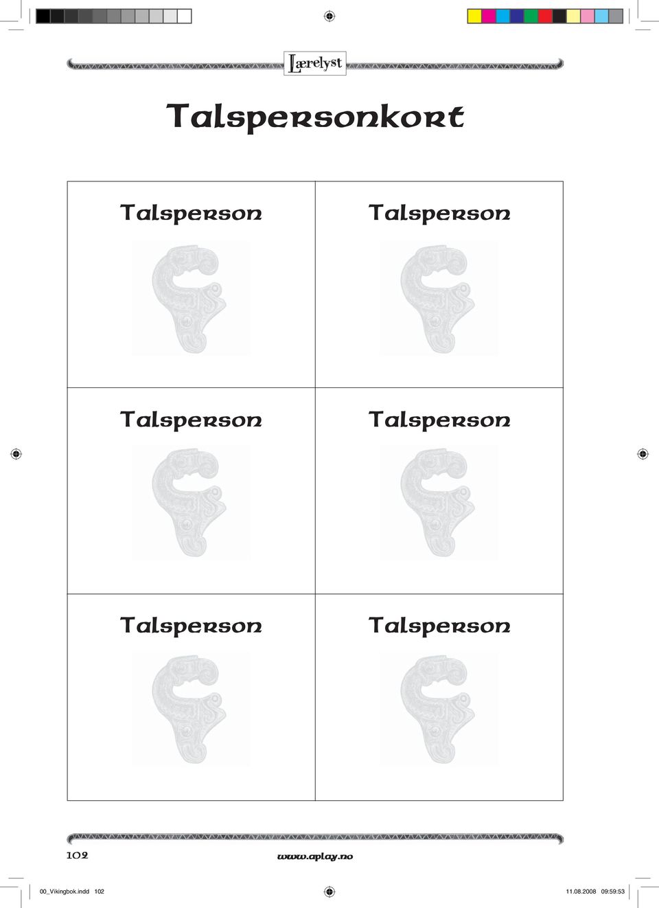 Talsperson Talsperson 102 www.
