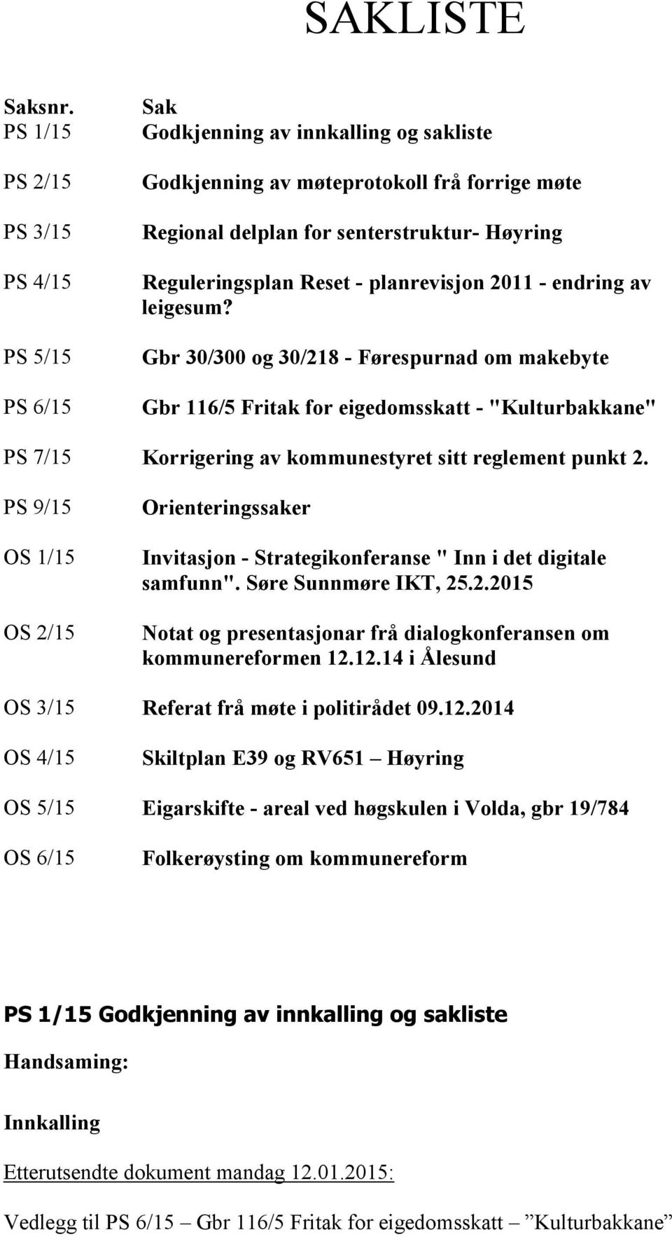 Reset - planrevisjon 2011 - endring av leigesum?