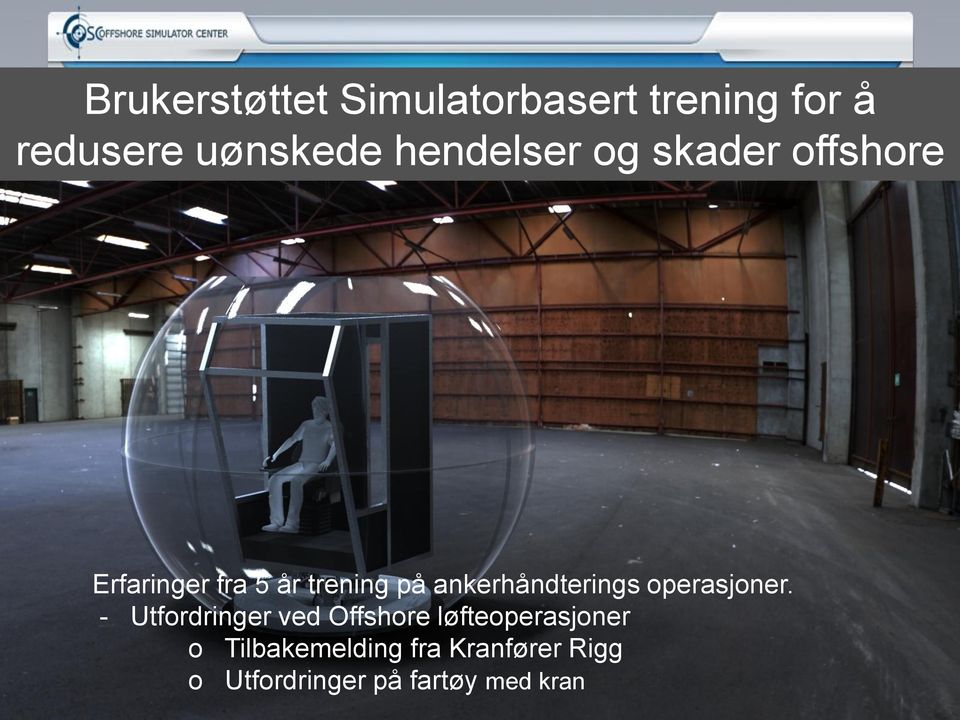 ankerhåndterings operasjoner.