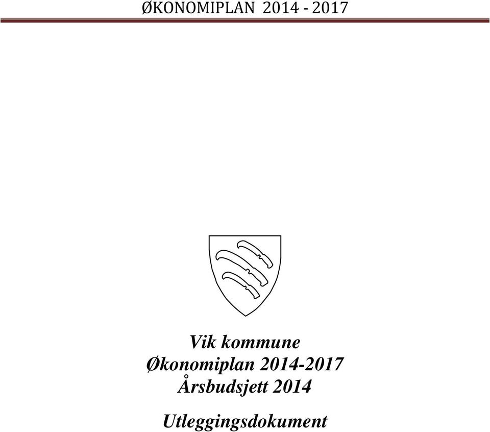 Økonomiplan 2014-2017