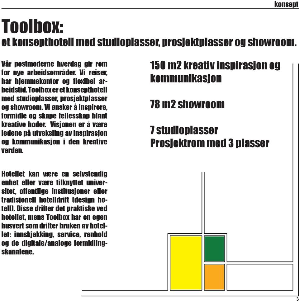 Visjonen er å være ledene på utveksling av inspirasjon og kommunikasjon i den kreative verden.