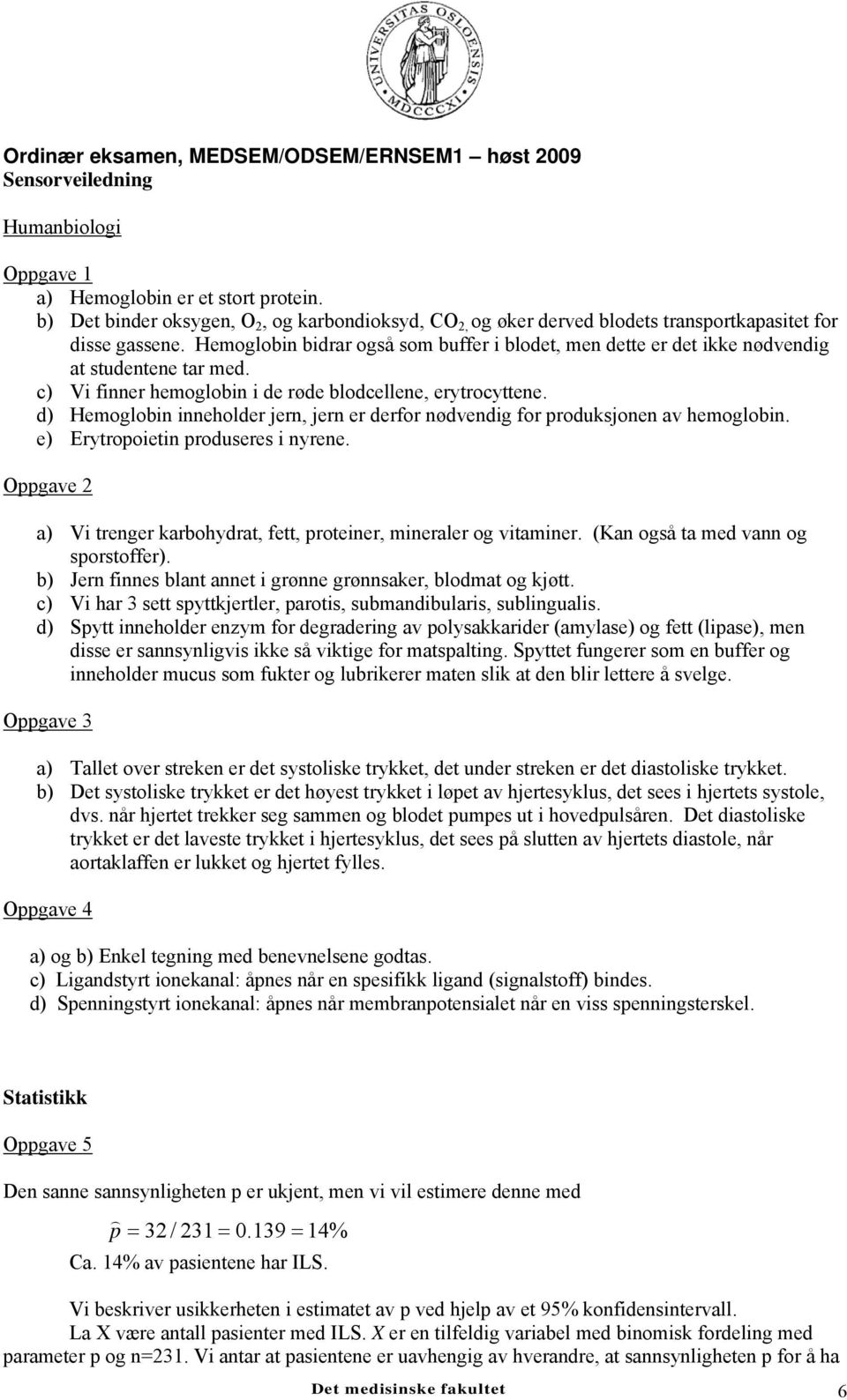 Hemoglobin bidrar også som buffer i blodet, men dette er det ikke nødvendig at studentene tar med. c) Vi finner hemoglobin i de røde blodcellene, erytrocyttene.