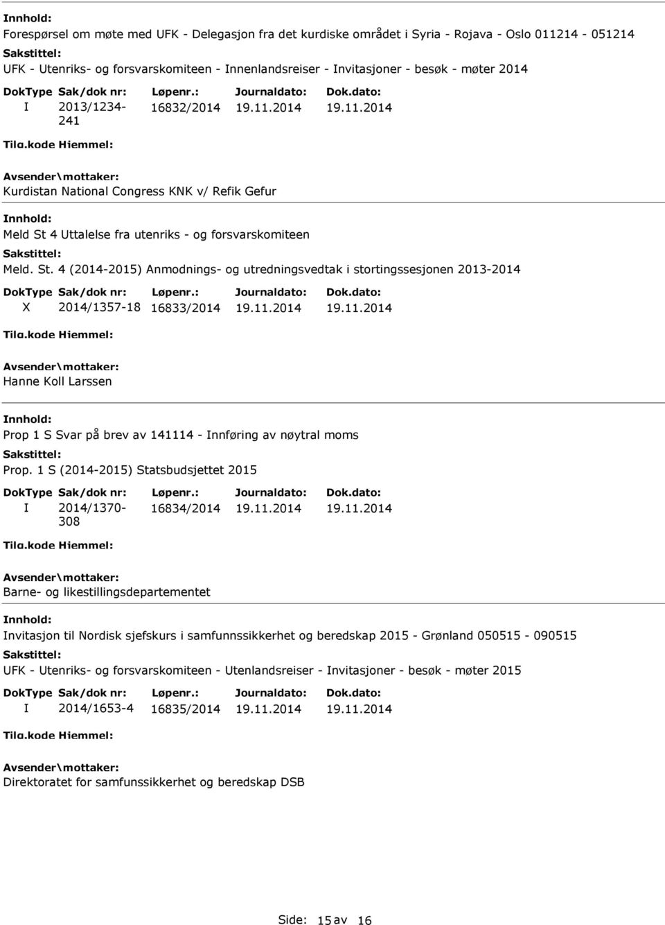 4 ttalelse fra utenriks - og forsvarskomiteen Meld. St.