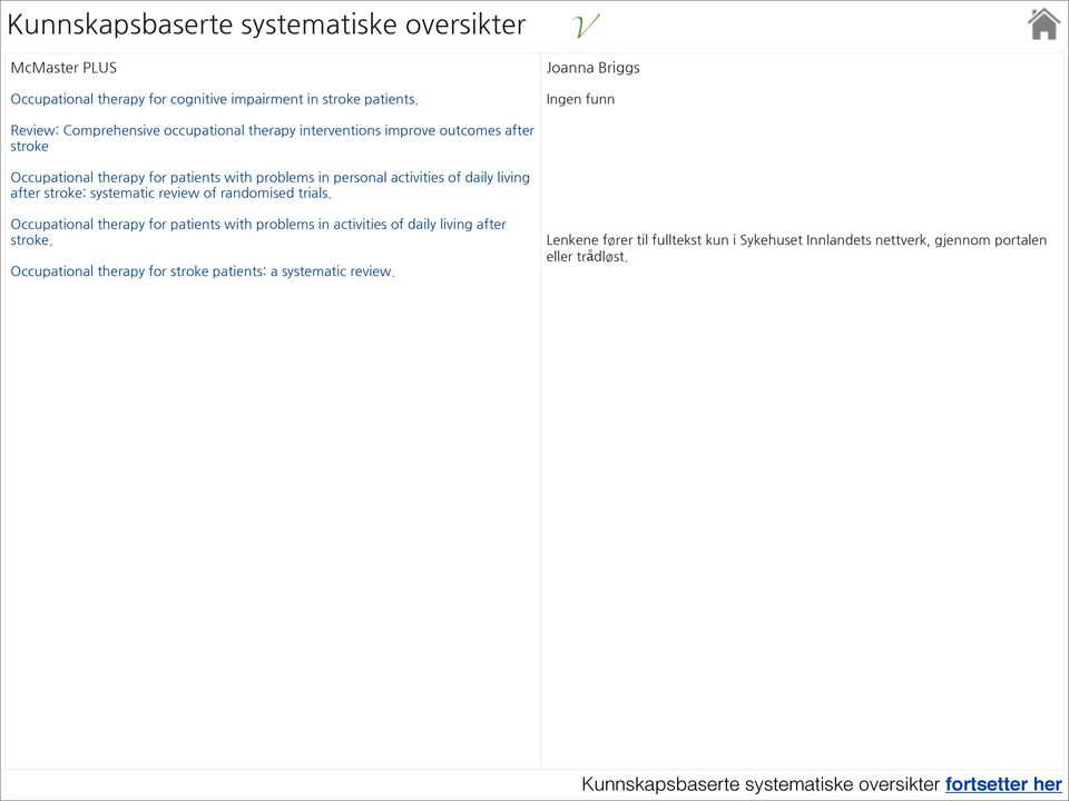 personal activities of daily living after stroke: systematic review of randomised trials.