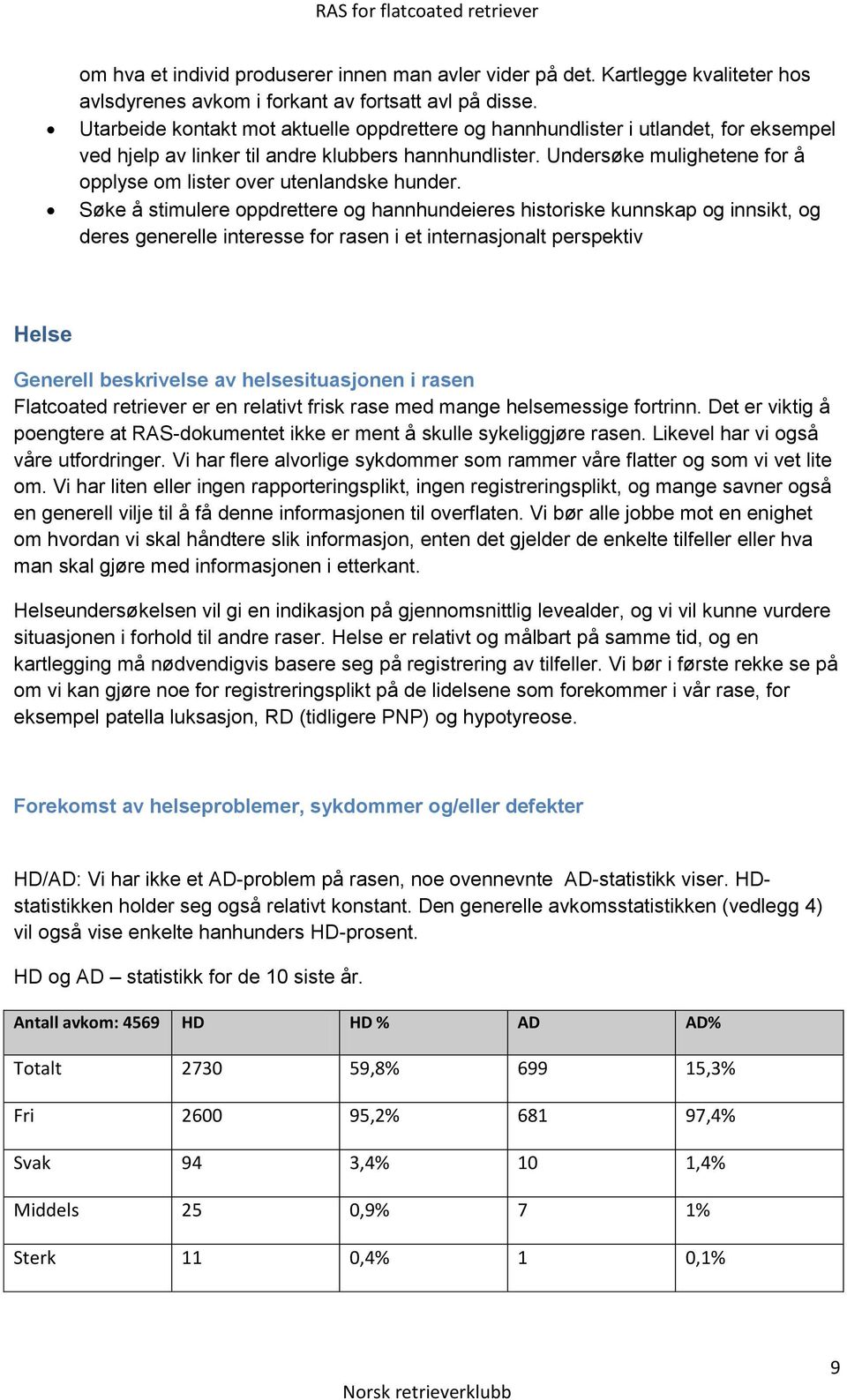 Undersøke mulighetene for å opplyse om lister over utenlandske hunder.