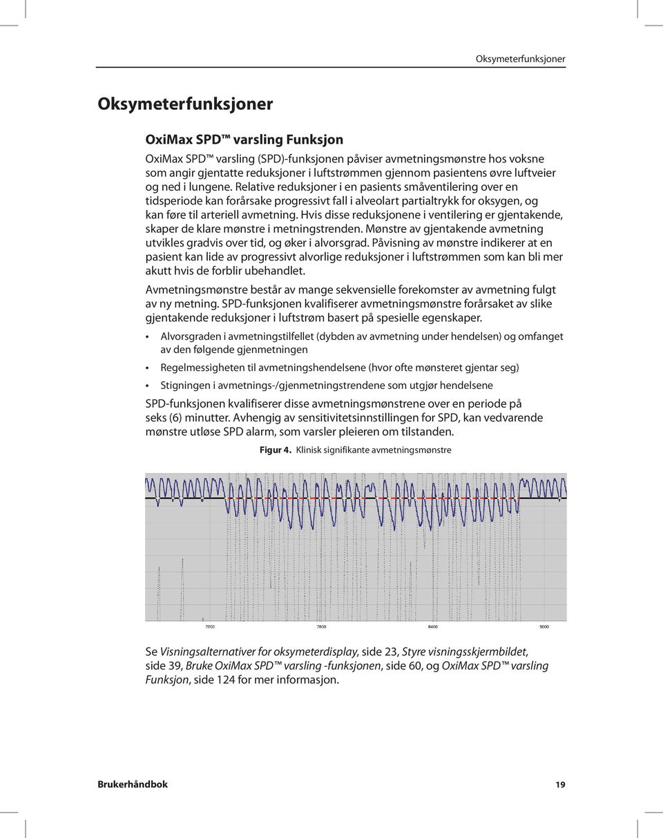 Relative reduksjoner i en pasients småventilering over en tidsperiode kan forårsake progressivt fall i alveolart partialtrykk for oksygen, og kan føre til arteriell avmetning.