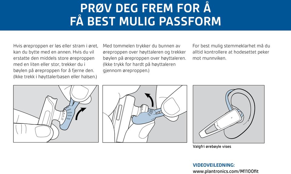 (Ikke trekk i høyttalerbasen eller halsen.