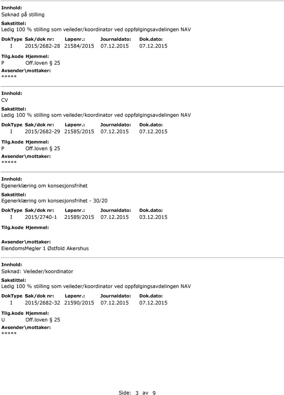 konsesjonsfrihet - 30/20 2015/2740-1 21589/2015 03.12.