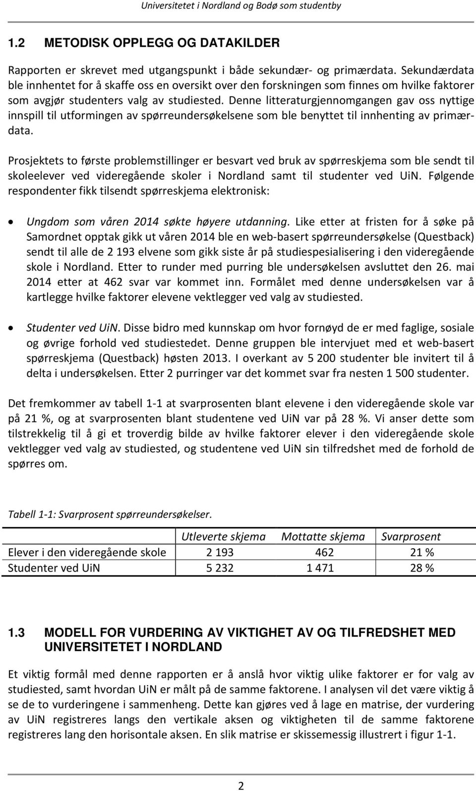 Denne litteraturgjennomgangen gav oss nyttige innspill til utformingen av spørreundersøkelsene som ble benyttet til innhenting av primærdata.