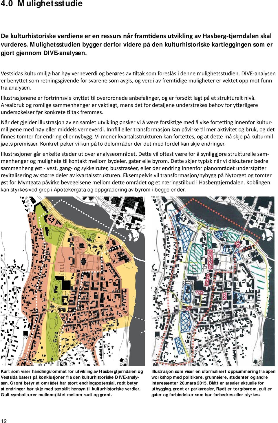 Kart som visr hadligsrommt for utviklig av Hasbrgtjrdal og Vstsida basrt p koklusjor fra d kulturhistorisk DIVEaalys.