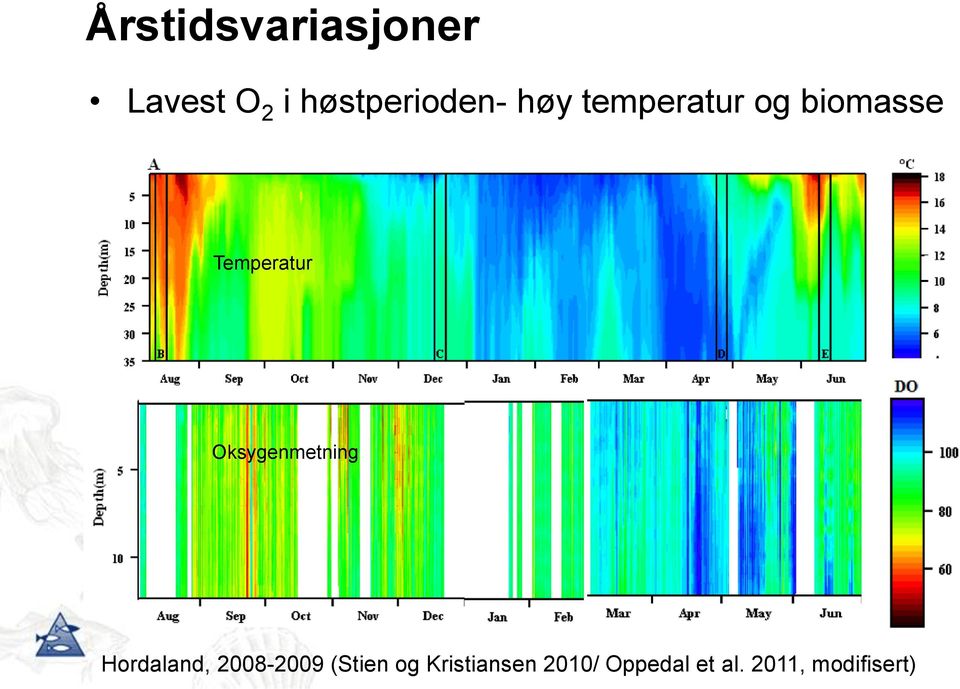 Temperatur Oksygenmetning Hordaland,