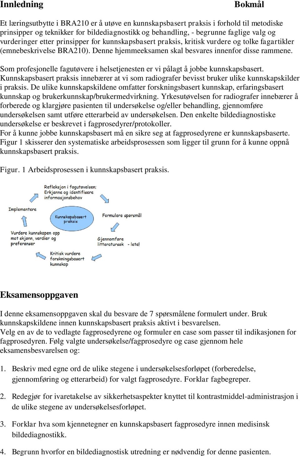 Som profesjonelle fagutøvere i helsetjenesten er vi pålagt å jobbe kunnskapsbasert. Kunnskapsbasert praksis innebærer at vi som radiografer bevisst bruker ulike kunnskapskilder i praksis.