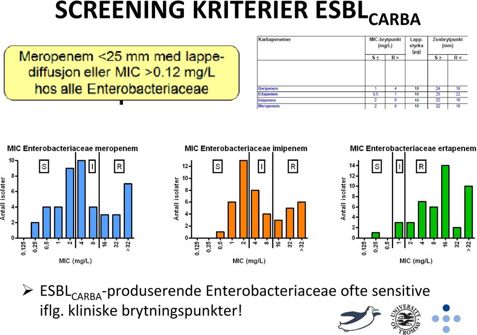 Enterobacteriaceae ofte